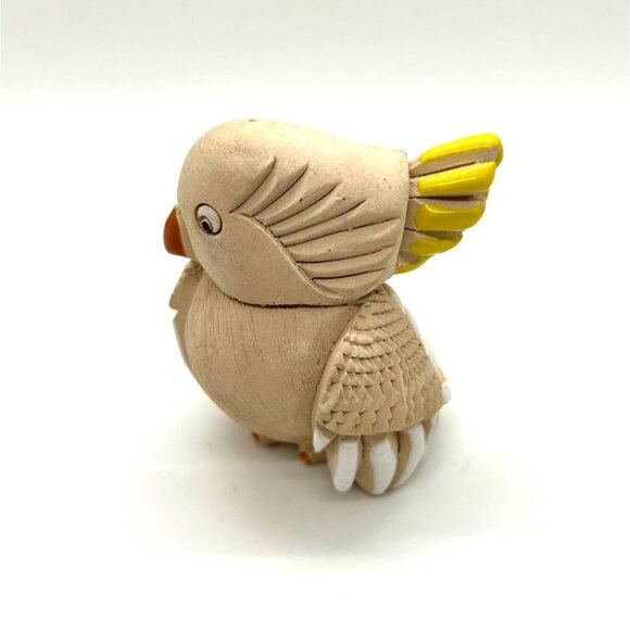 Artesania Rinconada Ceramic Cockatoo Figurine Hand-Painted Collectible Decor - Picture 5 of 11
